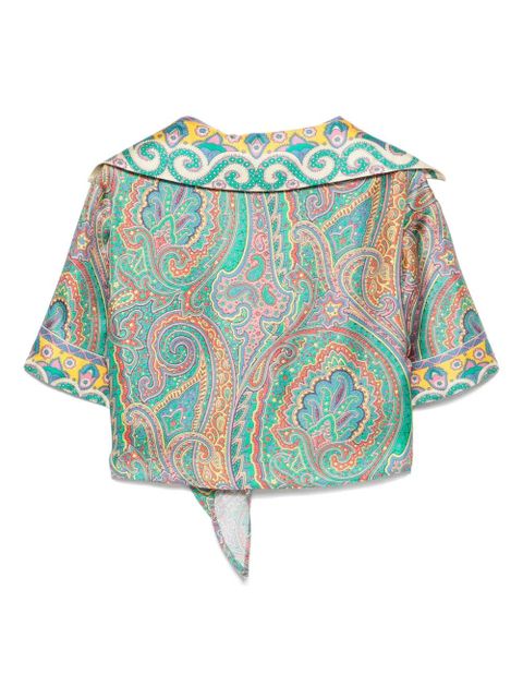 ETRO paisley-print beach cover up - Green - zdjęcie produktu nr 2