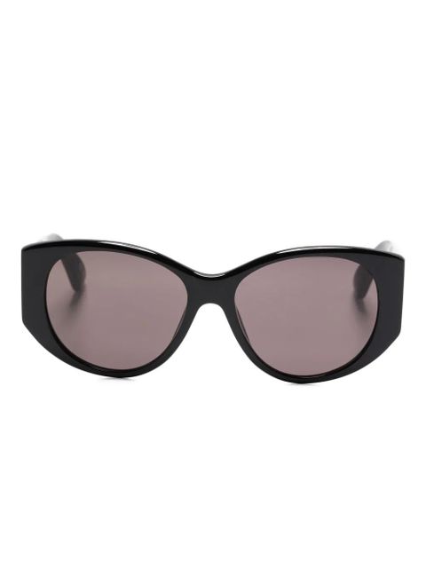 Balenciaga Eyewear logo-detail sunglasses - Black - zdjęcie produktu nr 1