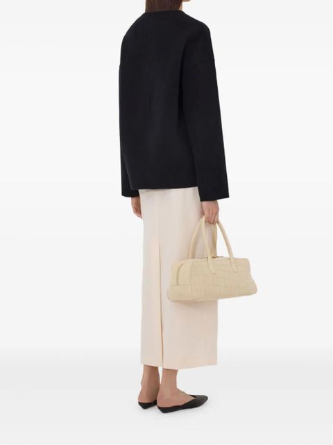 LouLou de Saison MAARA asymmetric collarless jacket - Black - zdjęcie produktu nr 2