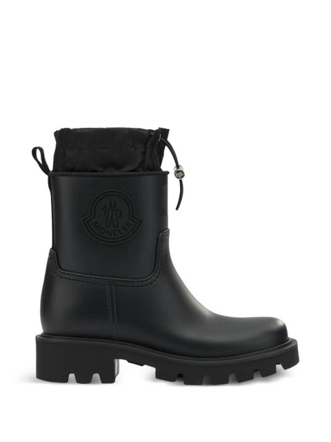 Moncler logo-patch pull-on boots - Black - zdjęcie produktu nr 1