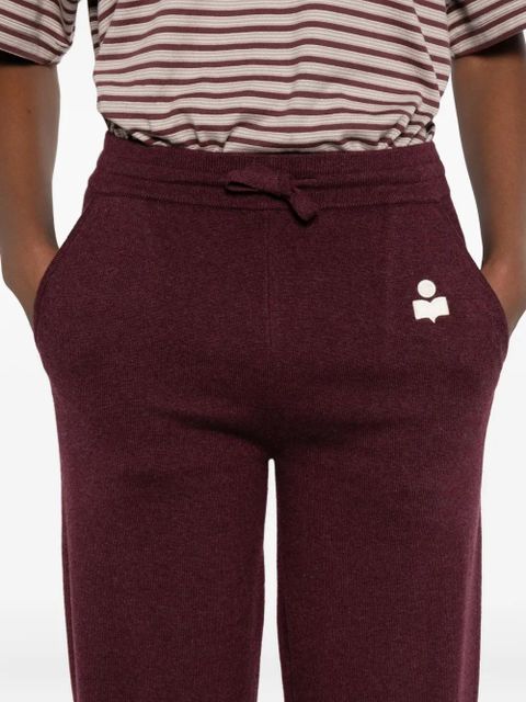 MARANT ÉTOILE embroidered logo drawstring track pants