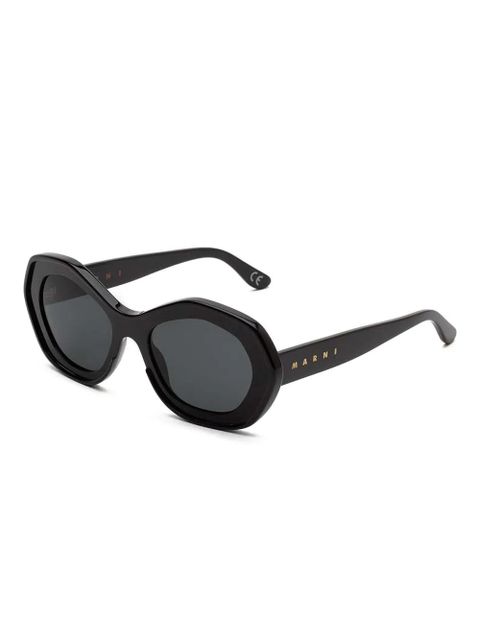 Marni Eyewear geometric-frame sunglasses - Black - zdjęcie produktu nr 2