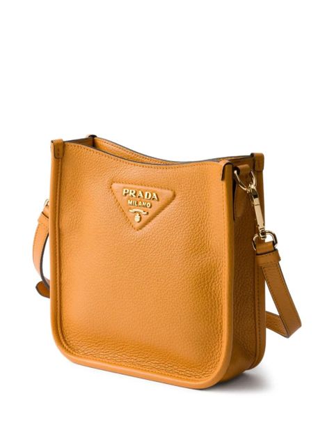 Prada mini leather shoulder bag - Orange