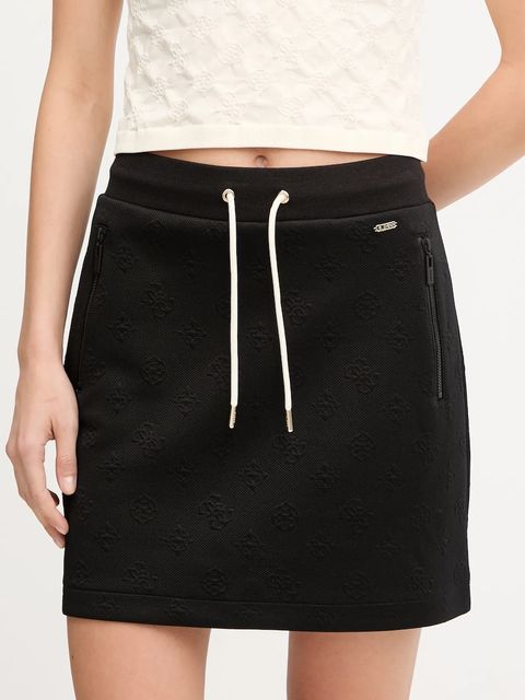 Guess spódnica PEONY kolor czarny mini prosta V5YD03 KBSL2 - zdjęcie produktu nr 1
