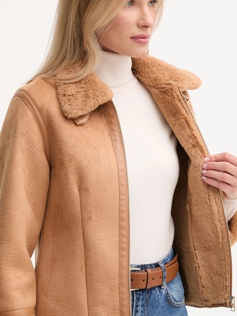 Gaudi kurtka kolor brązowy przejściowa 521BD39003