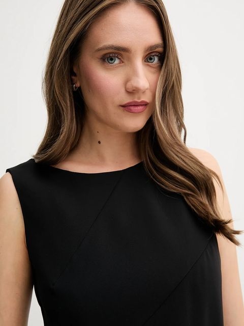 Sandro Ferrone kombinezon kolor czarny z dekoltem okrągłym S23XBEBRACCINI