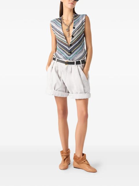 Missoni striped-pattern top - Blue - zdjęcie produktu nr 2