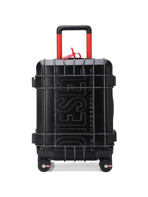 Diesel small embossed-logo suitcase - Black - zdjęcie produktu nr 1