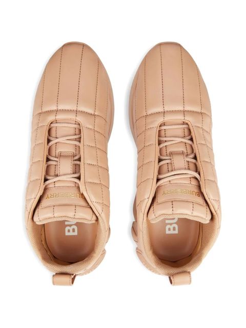 Burberry TRN lace-up quilted sneakers - Neutrals