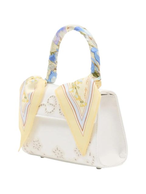 Self-Portrait floral-detail tote bag - Neutrals - zdjęcie produktu nr 2