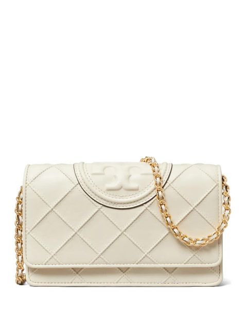 Tory Burch small Fleming soft shoulder bag - White - zdjęcie produktu nr 1