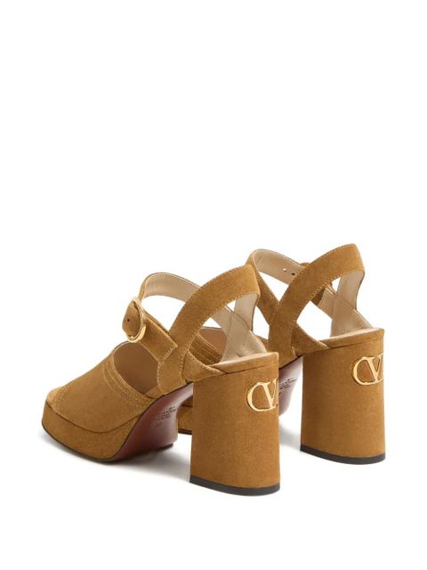 Valentino Garavani 100mm Fawcette platform sandals - Brown - zdjęcie produktu nr 2