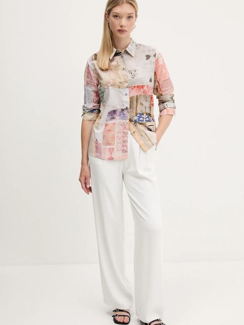 Desigual koszula bawełniana PHOTOPOST - zdjęcie produktu nr 2