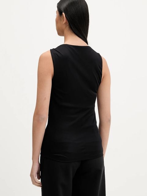 HUGO bluzka damska kolor czarny gładka 50555782 - zdjęcie produktu nr 2