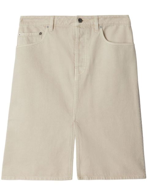 Burberry denim skirt - Neutrals - zdjęcie produktu nr 1