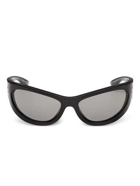 TOM FORD Eyewear temple-detail sunglasses - Black - zdjęcie produktu nr 1