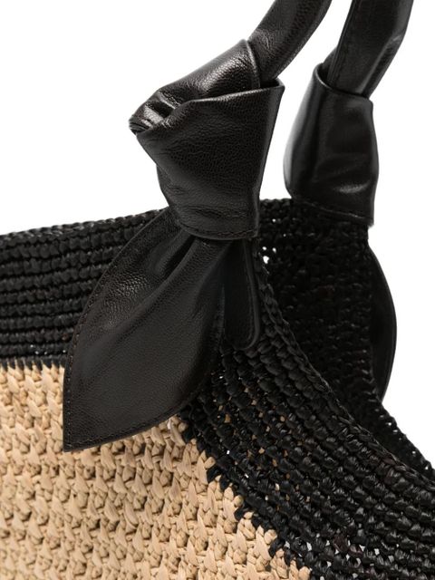 Hereu Fonol knotted-detail tote bag - Neutrals