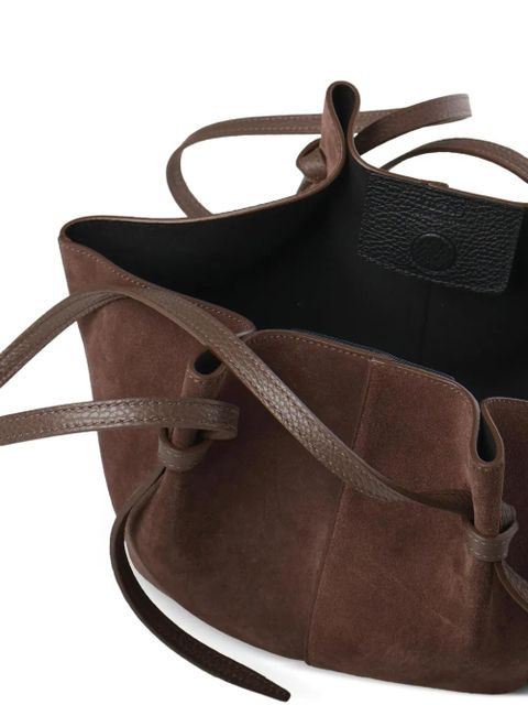 Yuzefi large Mochi suede knot shoulder bag - Brown - zdjęcie produktu nr 2