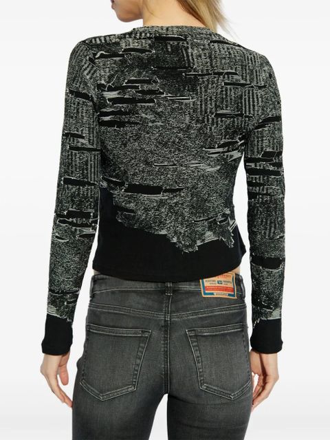 Diesel M-Alima-L cardigan - Black