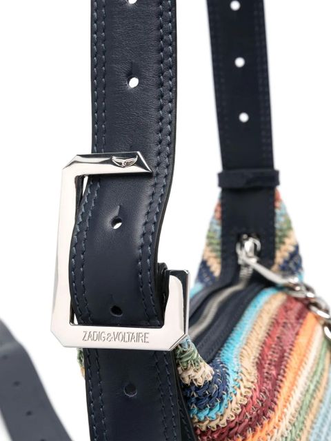 Zadig&Voltaire Le Cecilia interwoven mini bag - Blue