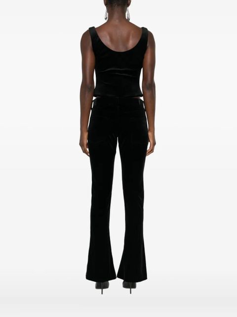 Balenciaga scoop-neck top - Black