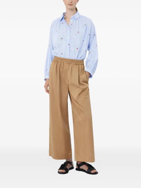 Weekend Max Mara striped floral shirt - Blue - zdjęcie produktu nr 2