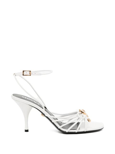 Versace ankle strap heeled sandals - White - zdjęcie produktu nr 1