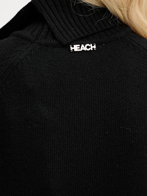 Silvian Heach sweter z domieszką wełny DIOUF damski kolor czarny lekki z golfem GPA25232LU