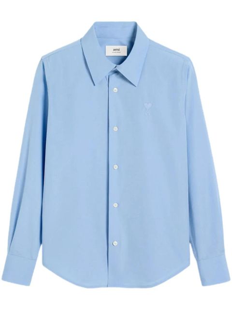 AMI Paris Ami de Coeur cotton shirt - Blue