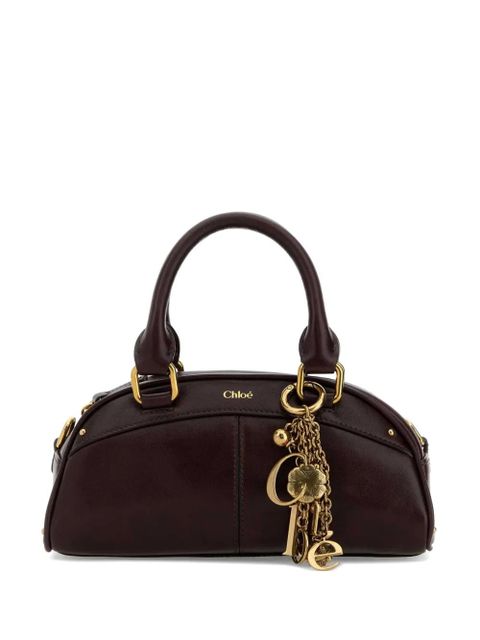 Chloé small charm bowling handbag - Brown - zdjęcie produktu nr 1