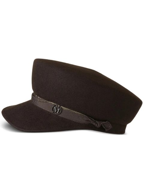 Maison Michel Abby cap - Brown - zdjęcie produktu nr 1