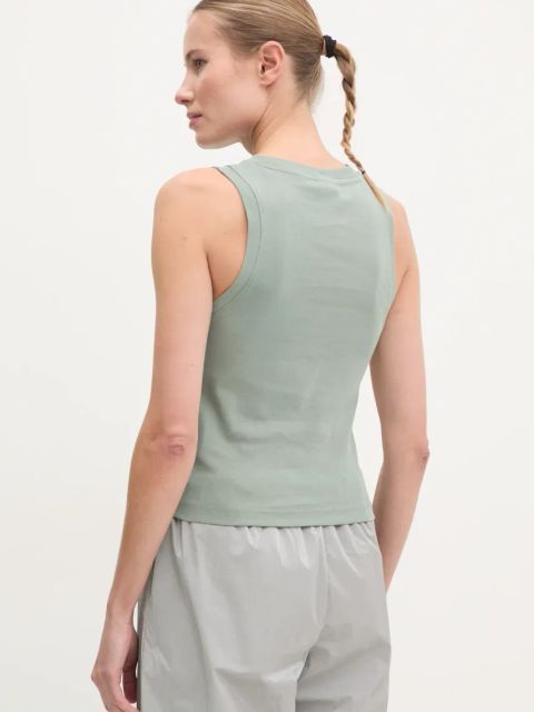 Guess top bawełniany GELSEY kolor zielony V5RP14 KCOI1