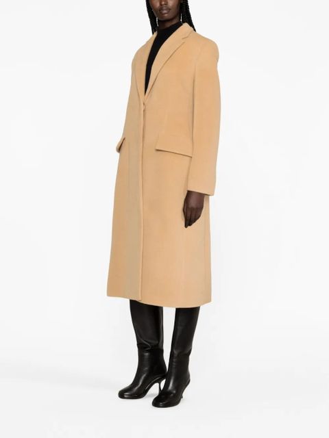 Jil Sander virgin-wool single-breasted coat - Neutrals - zdjęcie produktu nr 2