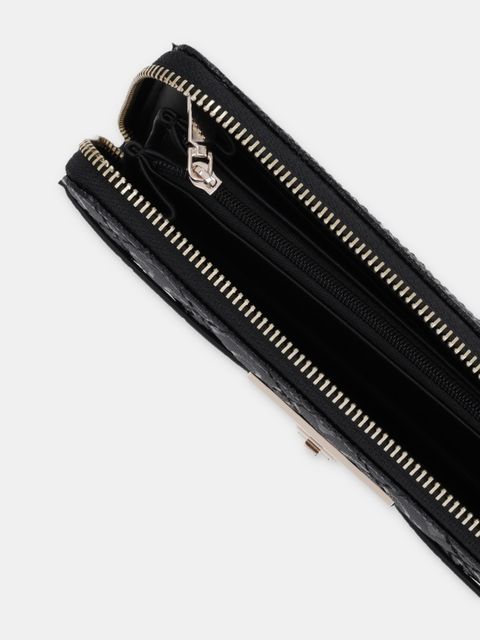 Guess portfel IDRA damski kolor czarny SWGG81 57146