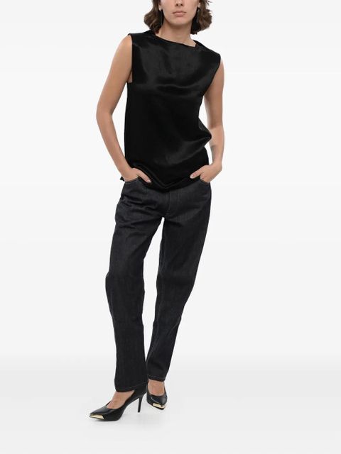 Jil Sander crew-neck sleeveless top - Black - zdjęcie produktu nr 2
