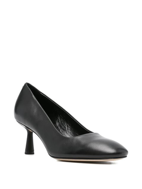 Aeyde 65mm Giotta round-toe calf leather pumps - Black - zdjęcie produktu nr 2