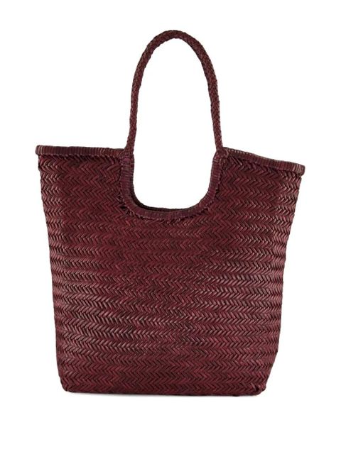 DRAGON DIFFUSION NS Diagonal Triple Jump tote bag - Red - zdjęcie produktu nr 1