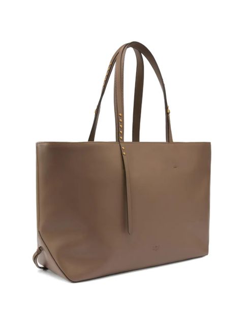 PINKO medium leather studded tote bag - Neutrals - zdjęcie produktu nr 2