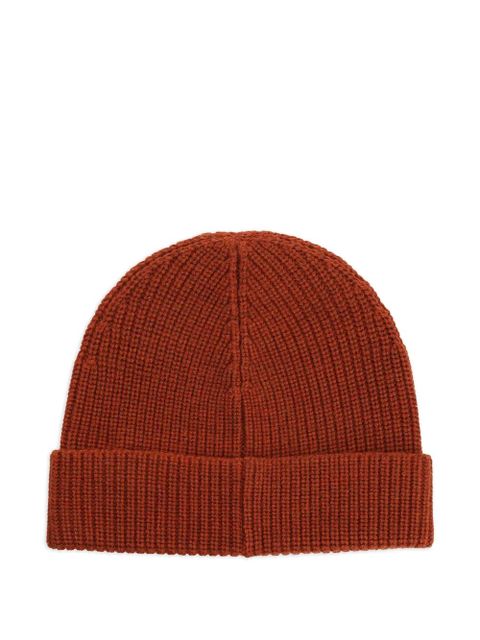 ISABEL MARANT ribbed logo beanie - Red