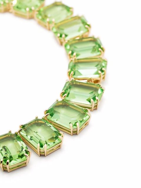 Swarovski Millenia Octagon cut crystals necklace - Green