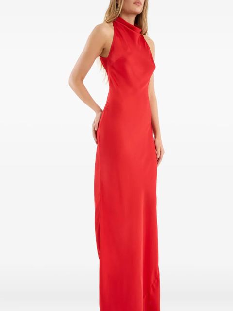 ROTATE BIRGER CHRISTENSEN cowl-neck maxi dress - Red - zdjęcie produktu nr 2