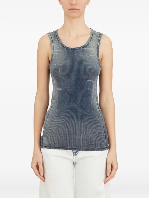 Diesel ribbed tank top - Blue - zdjęcie produktu nr 1