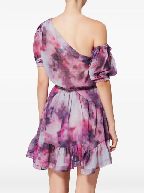 MARANT ÉTOILE Vyldy one-shoulder ruffled mini dress - Purple