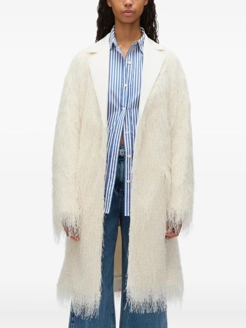 3.1 Phillip Lim fringe tuxedo-coat - Neutrals - zdjęcie produktu nr 2