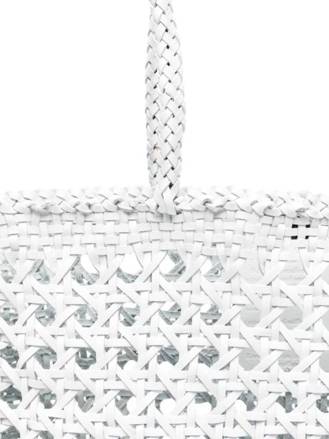 DRAGON DIFFUSION NS Cannage tote bag - White