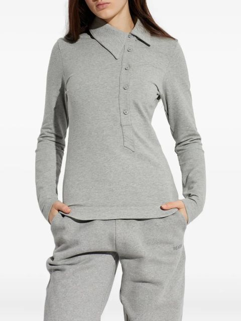 The Attico buttoned collared top - Grey
