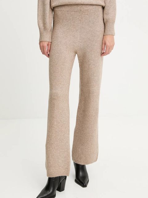 Answear.LAB komplet z wełną damski kolor beżowy