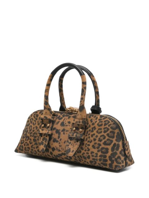 PINKO leopard-print tote bag - Brown