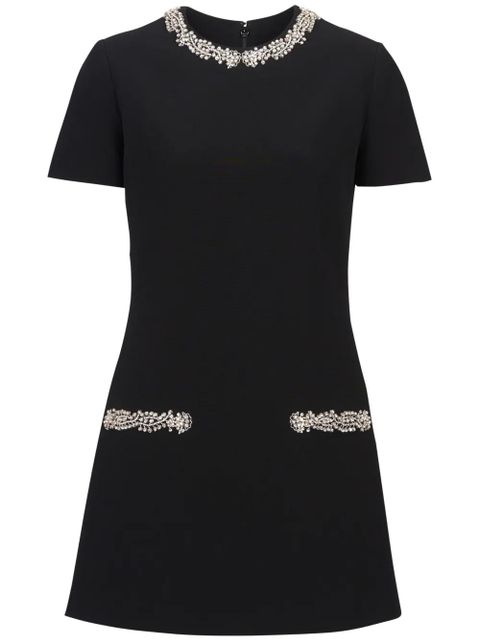 Balmain embroidered shift dress - Black - zdjęcie produktu nr 1