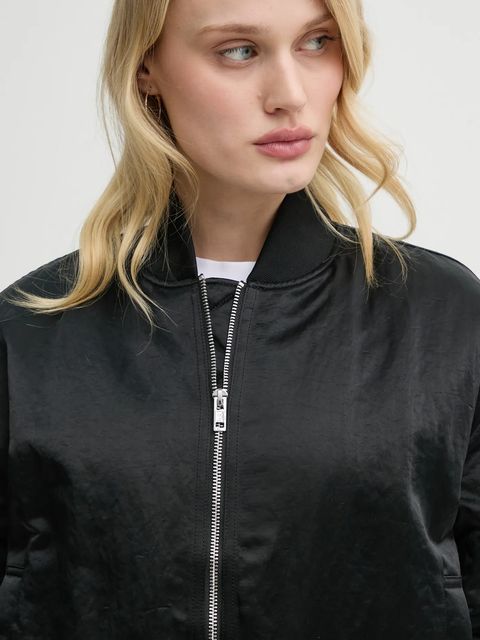 Filippa K kurtka bomber kolor czarny przejściowa 31568